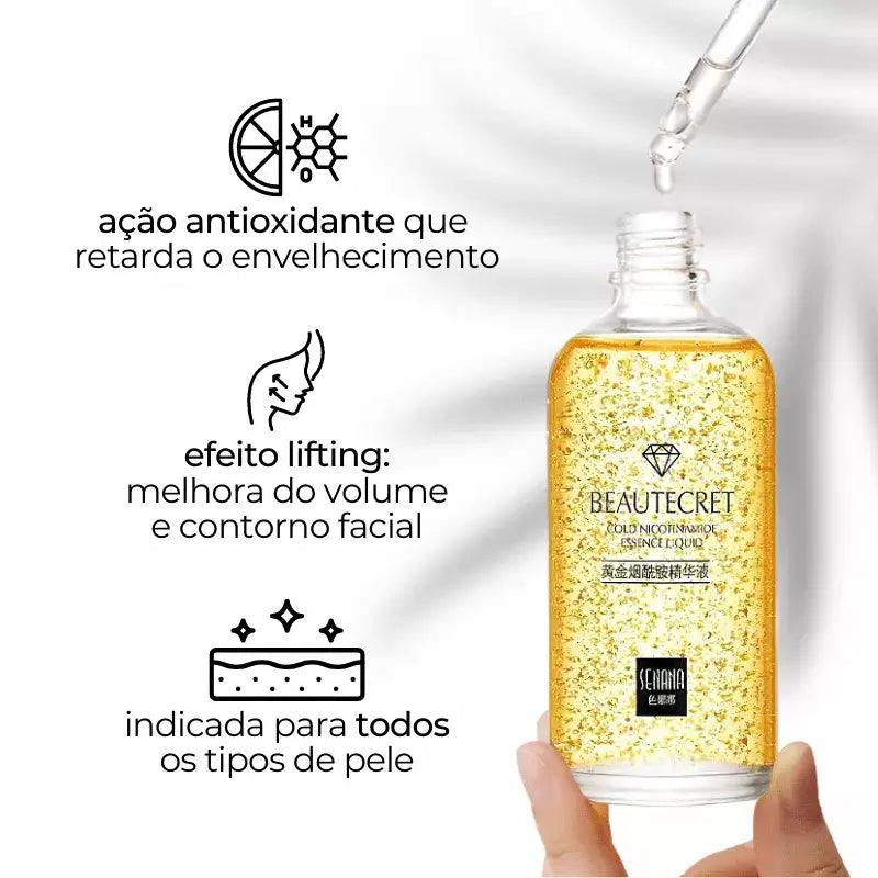 Sérum Rejuvenescedor Ouro 24K - InovaFast